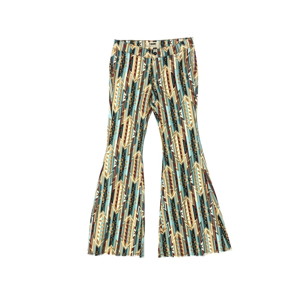 NEW Rock & Roll Southwestern Flare Jeans Girls Size 16 Country Cowgirl Festival